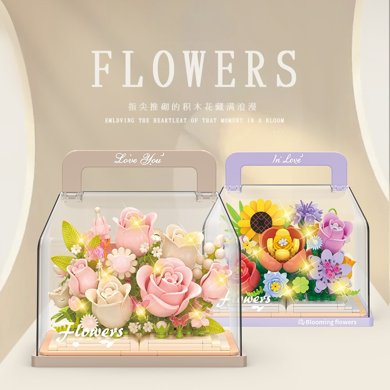 Model Kit Chemistry - Eternal Flower Plant Series Building Blocks