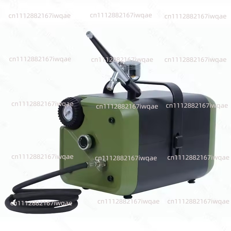 Model Kit Aircraft - Oil-free Silent Air Pump & Airbrush