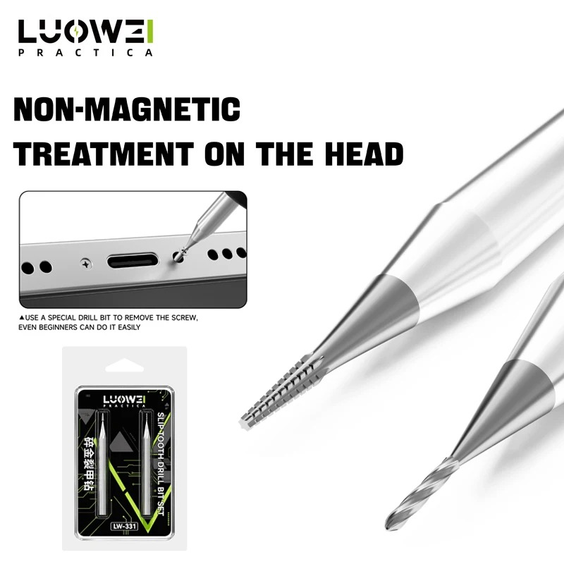 Model Kit Vise - LUOWEI LW-331 Screw Extractor Drill Bit