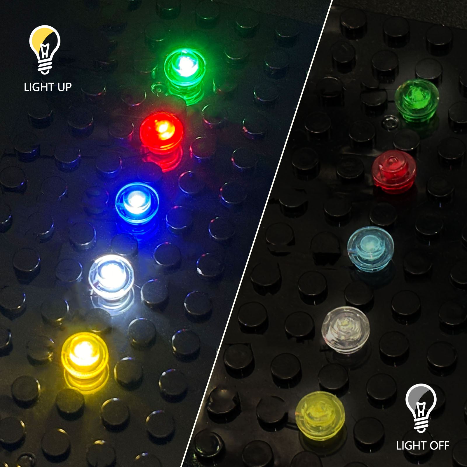 10 PCS Colorful LED Lighting   - Model Kit Chemistry 评论和价格