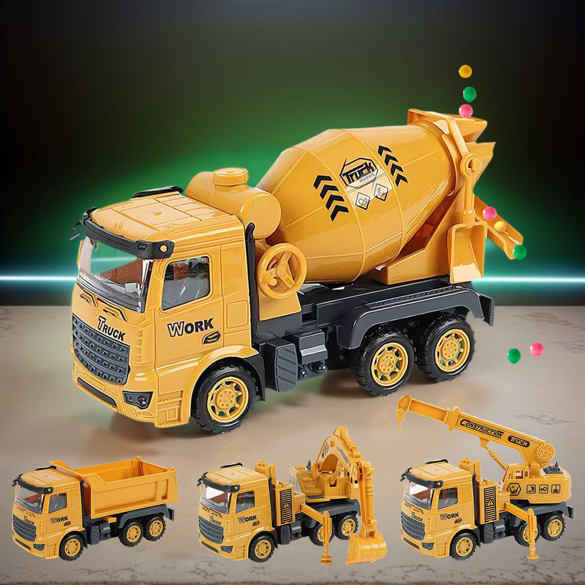 1 PCS Engineering Vehicle Toy  - Model Kit Excavator 评论和价格