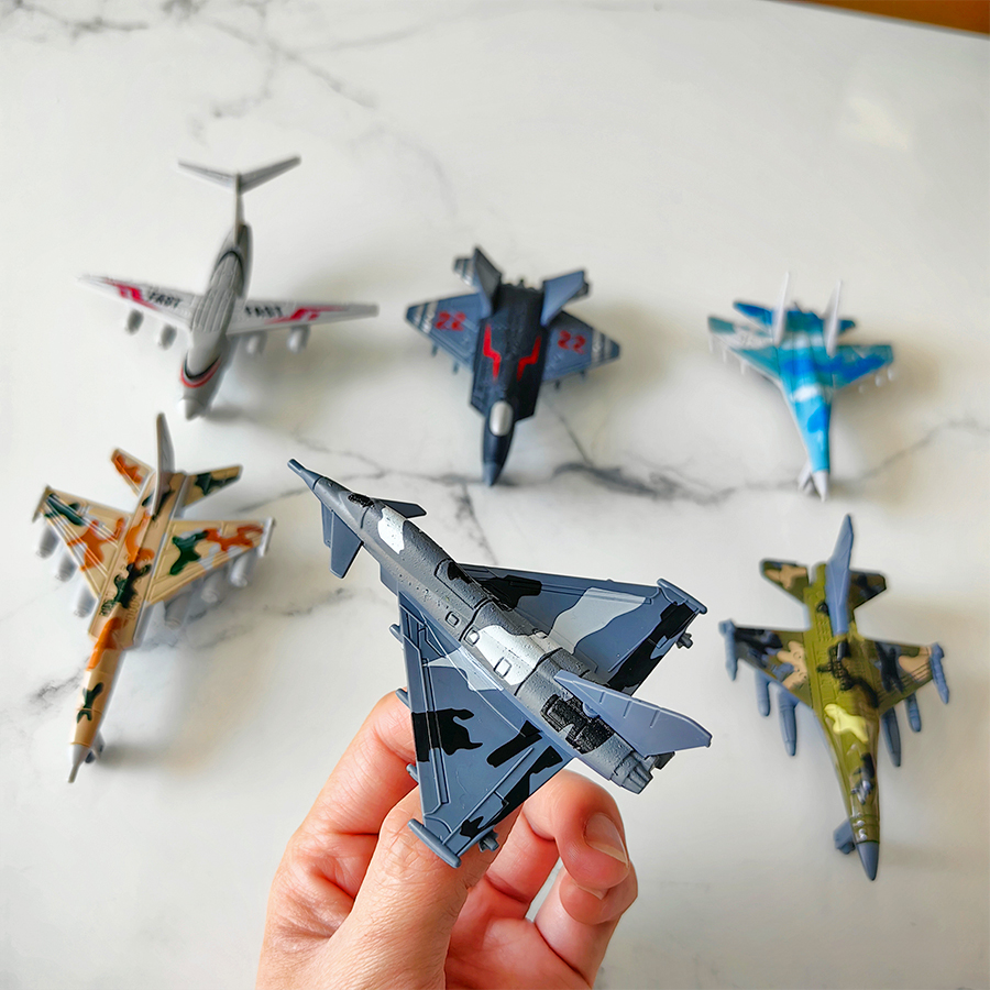 6pcs fighter plane combination - Model Kit Aircraft 评论和价格