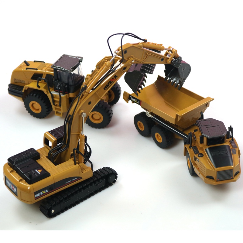 HUINA 1:50 Dump Truck Excavato - Model Kit Excavator 评论和价格