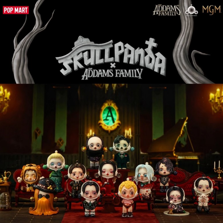 POP MART SKULLPANDA Addams Fam - Model Kit Girls 评论和价格