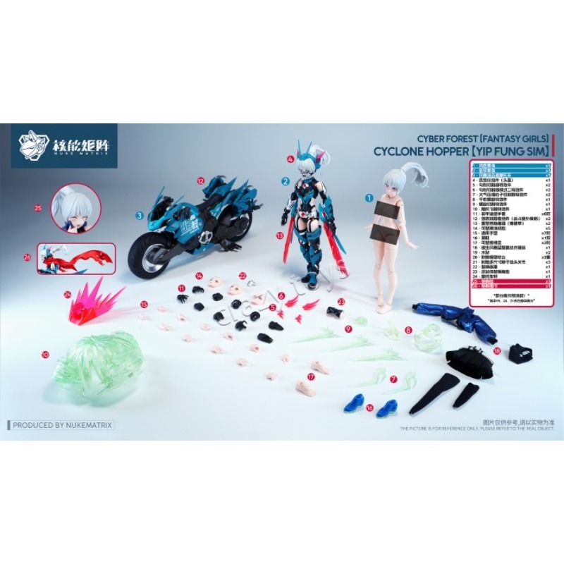 【In Stock】NUKE MATRIX Cyber Fo - Model Kit Nuke Matrix 评论和价格