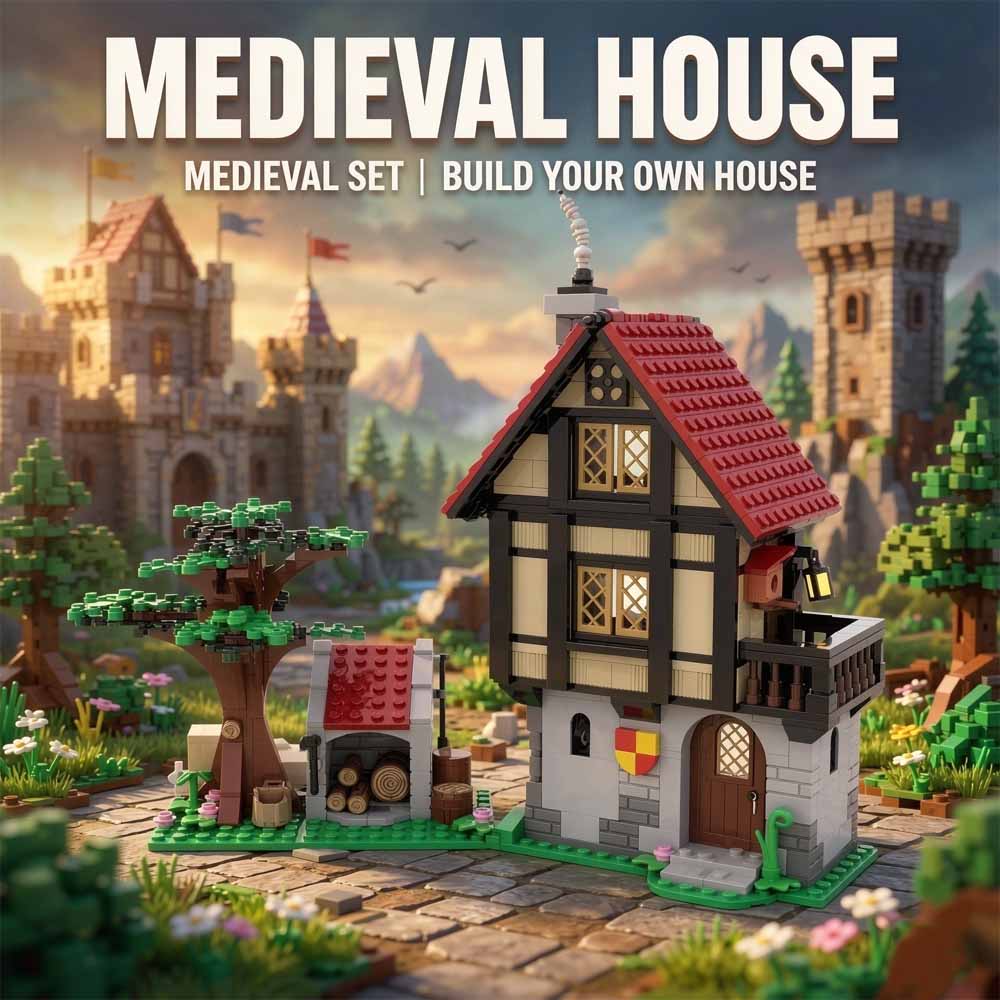 MOC-82740 Medieval House Build - Model Kit Chemistry 评论和价格