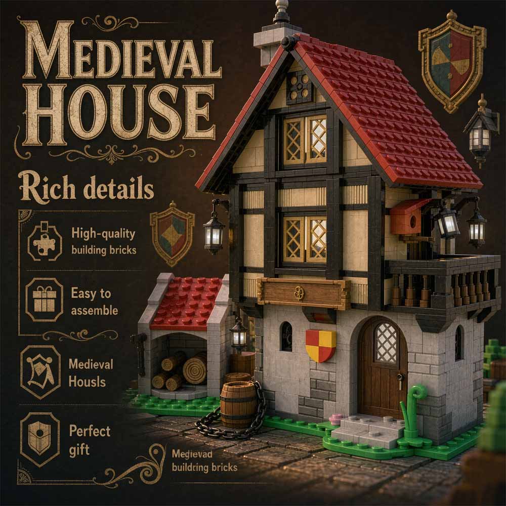 MOC-82740 Medieval House Build - Model Kit Chemistry 评论和价格