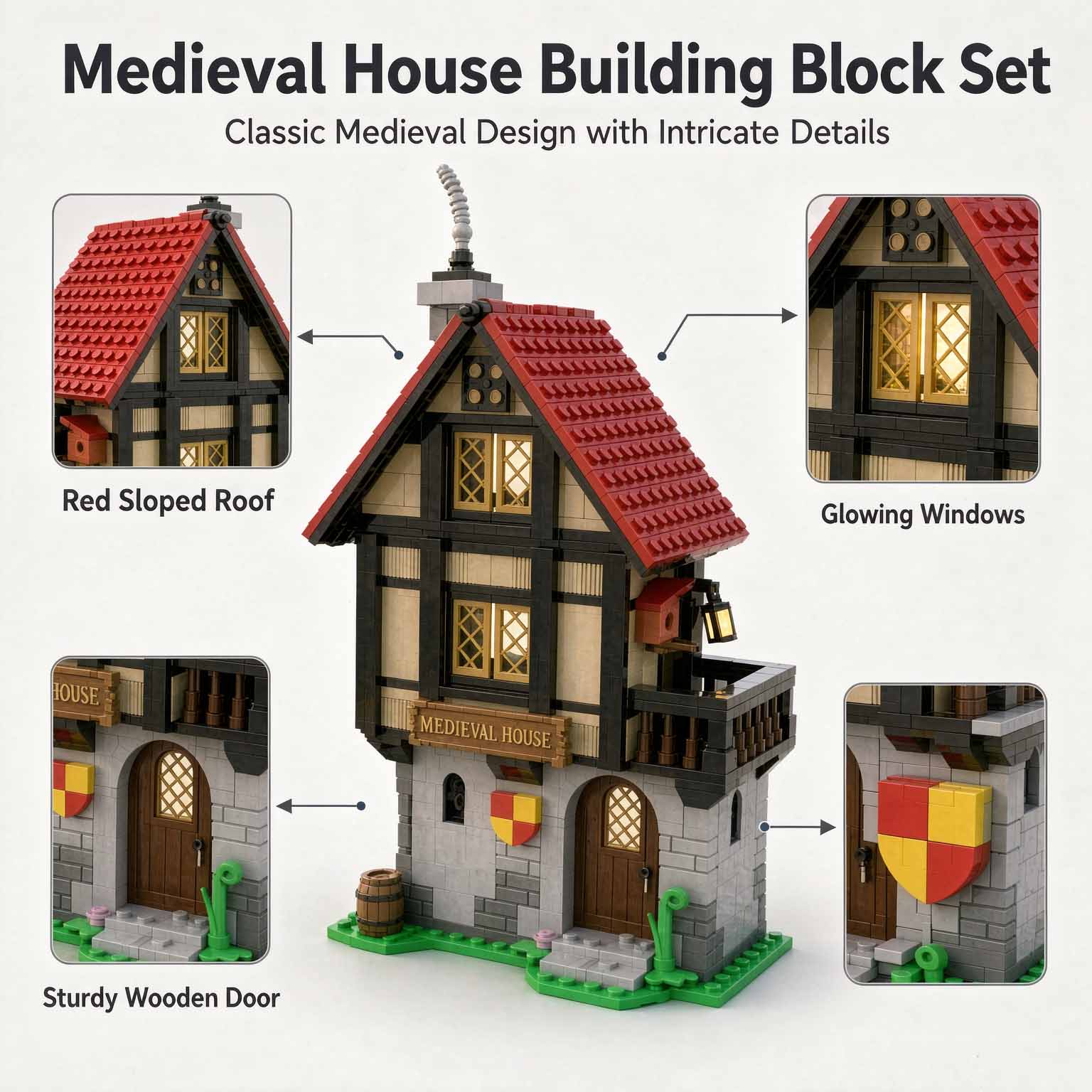 MOC-82740 Medieval House Build - Model Kit Chemistry 评论和价格