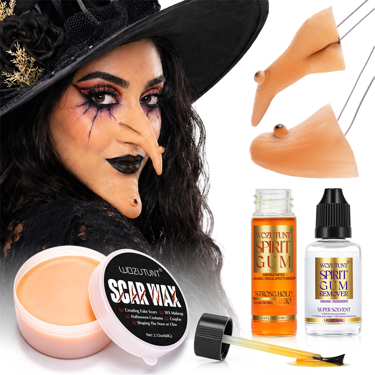 Halloween Makeup Kit Scar Wax  - Model Kit Paint Remover 评论和价格