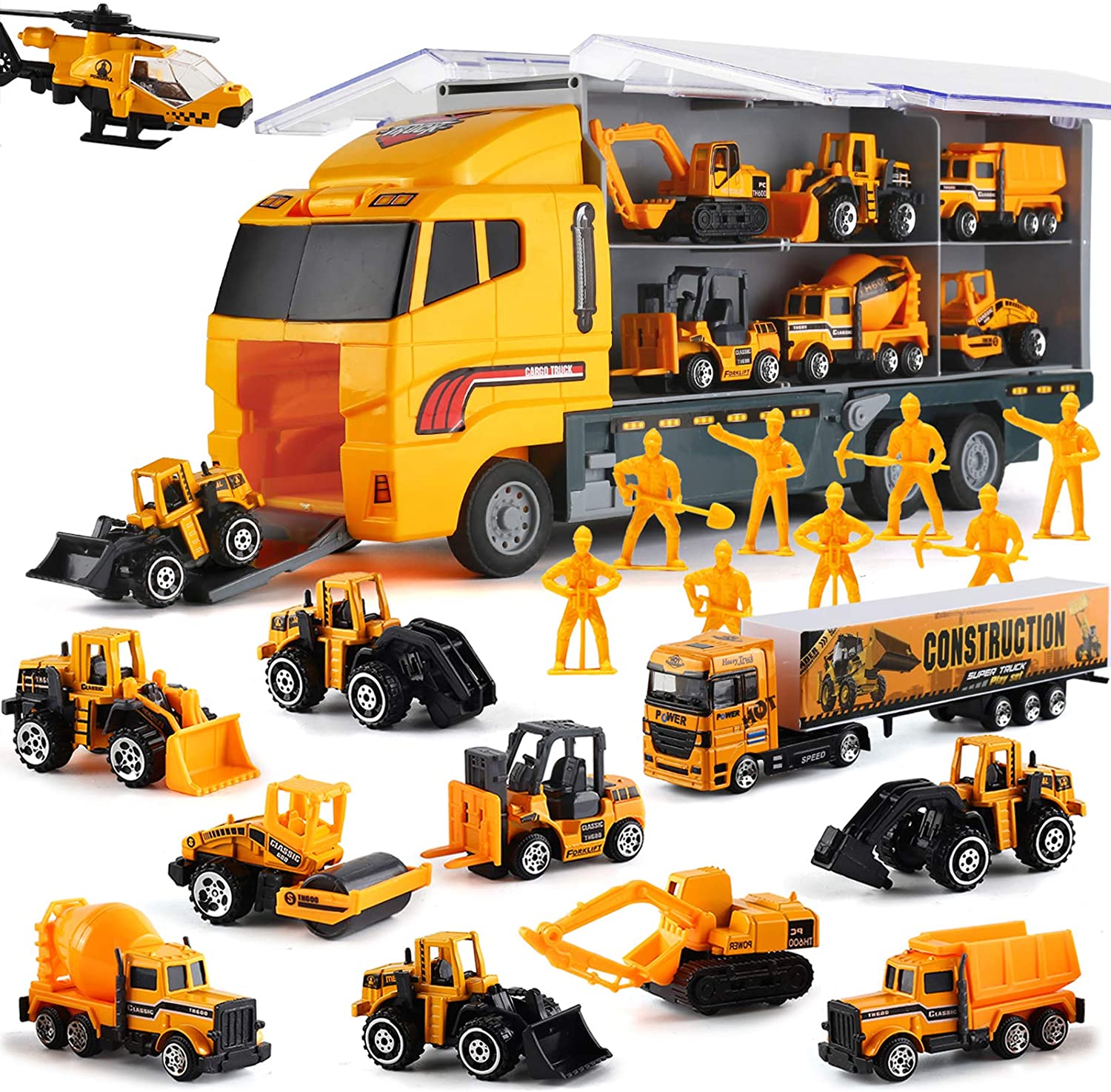 10 In 1 Construction Toys Truc - Model Kit Excavator 评论和价格
