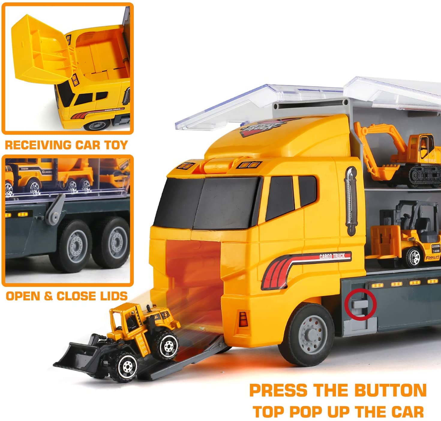 10 In 1 Construction Toys Truc - Model Kit Excavator 评论和价格