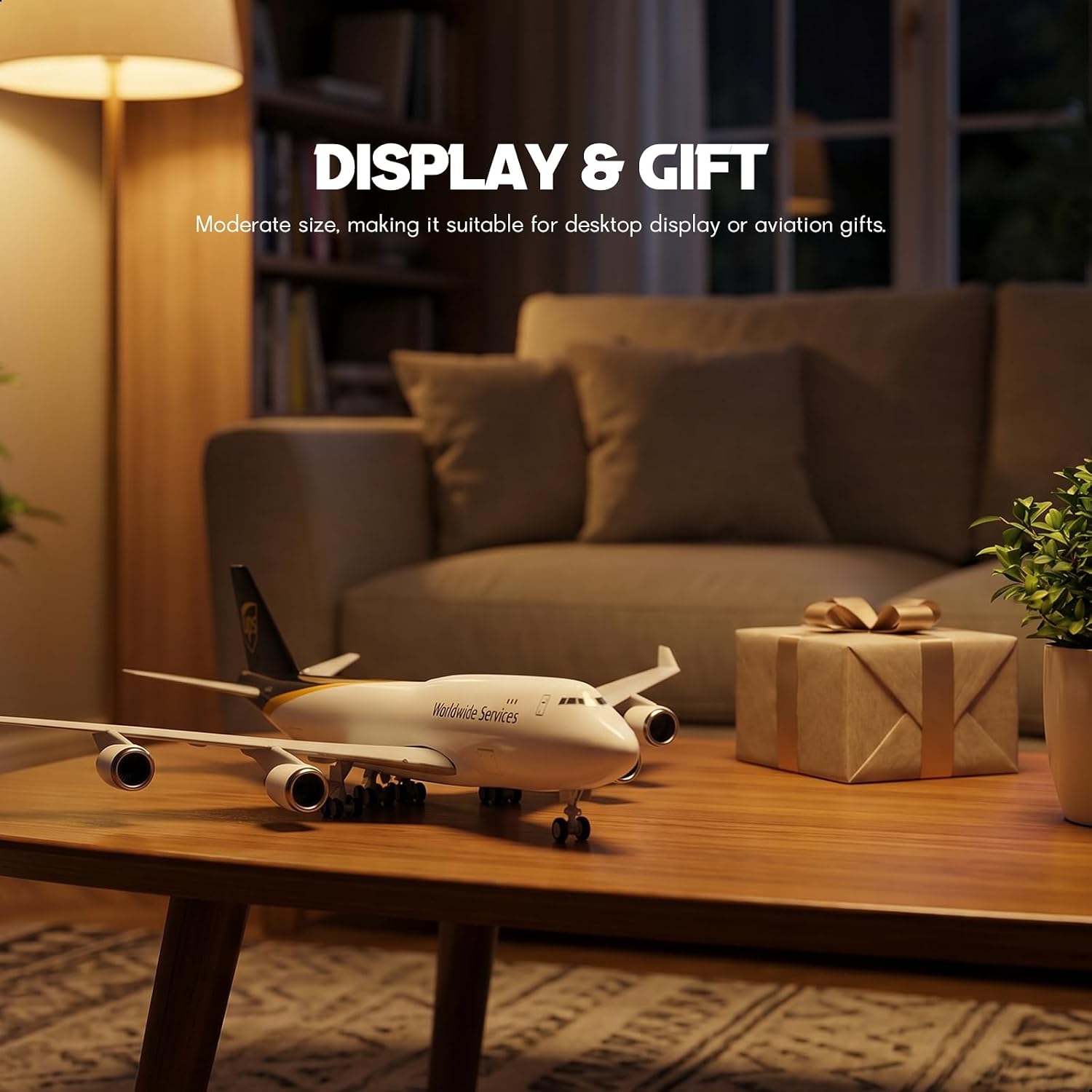 30cm Airplane Models UPS B747  - Model Kit Aircraft 评论和价格