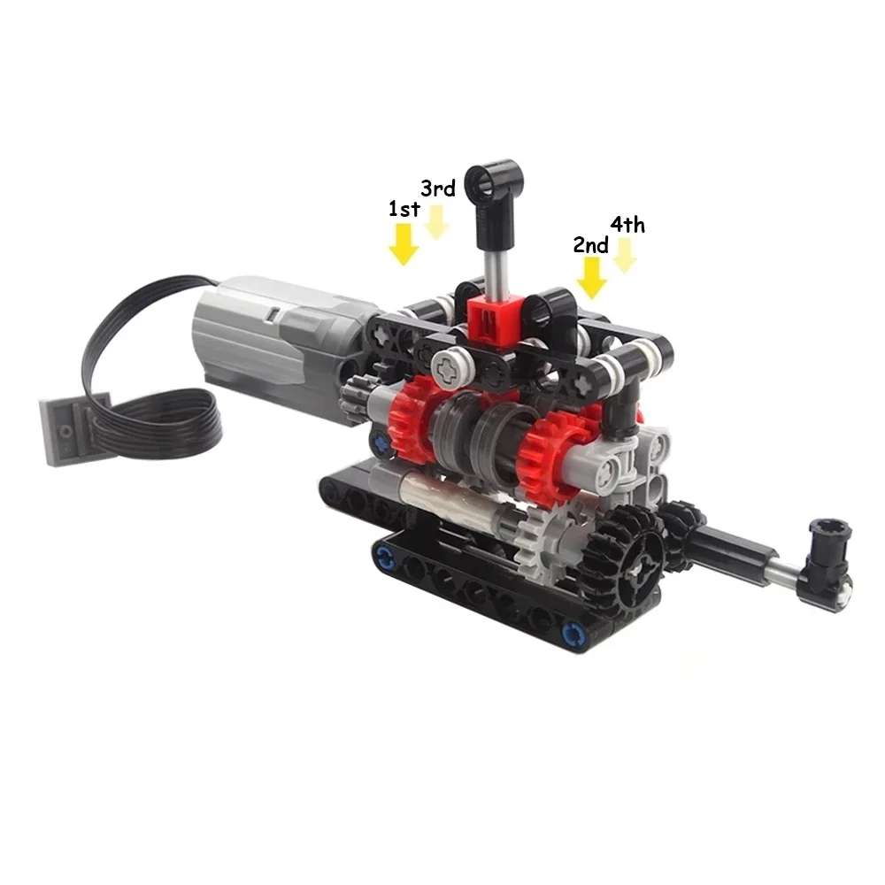 MOC High-tech 4 Speeds Gearbox - Model Kit Chemistry 评论和价格