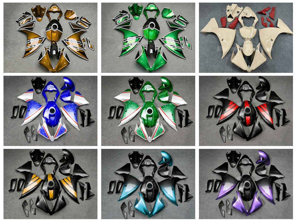 4 Gift New ABS Air Deflector K - Model Kit Yamaha R1 评论和价格