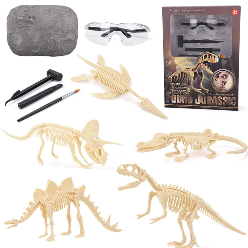 Dinosaur Fossil Excavation Kit - Model Kit Girls 评论和价格