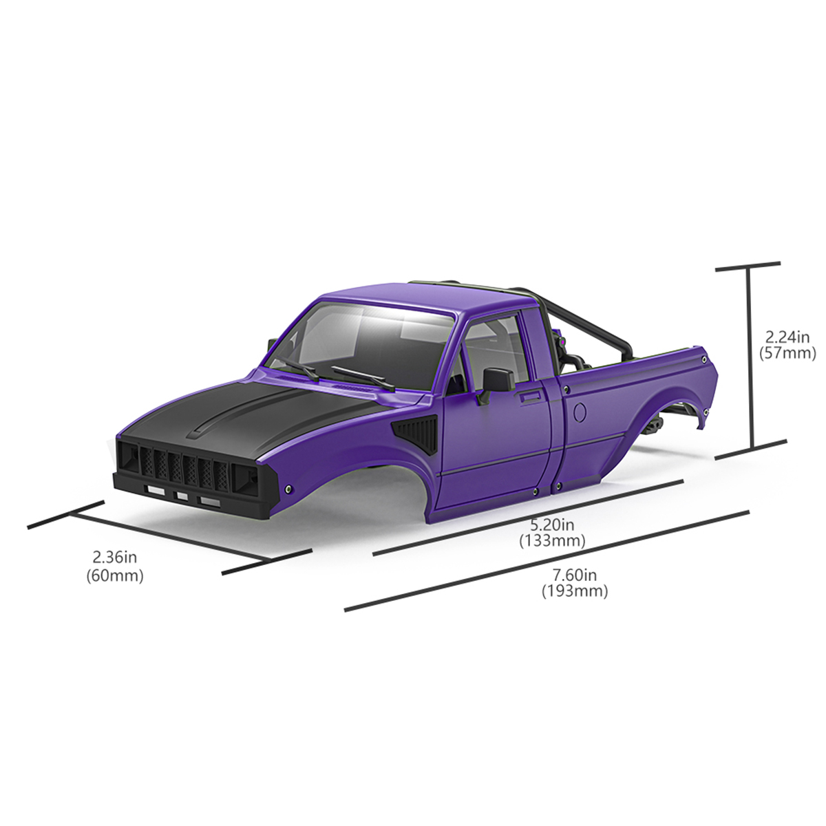 IR60-24 133mm Wheelbase Pickup - Model Kit Jeep 评论和价格