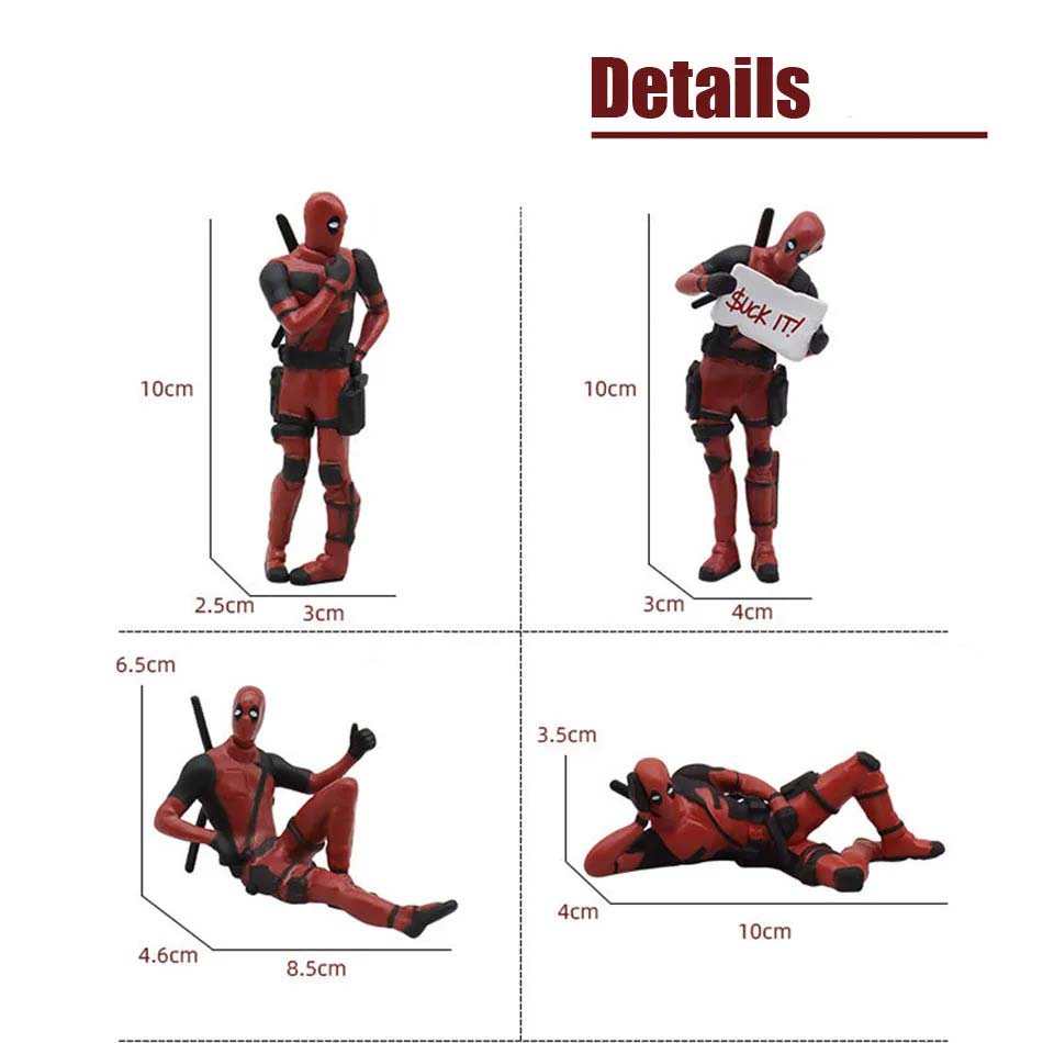 New Anime Deadpool Action Figu - Model Kit Deadpool 评论和价格