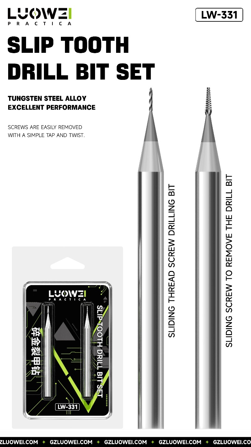 LUOWEI LW-331 Screw Extractor  - Model Kit Vise 评论和价格